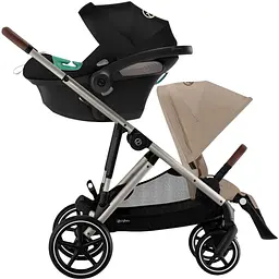 Коляска Cybex Gazelle S TPE Almond Beige бежева (522005243) - мініатюра 8