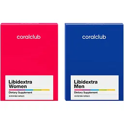 Лібідекстра для чоловіків та жінок Корал Клаб, 30 капсул | Libidextra Men + Women Coral Club duplication