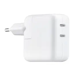 Мережевий зарядний пристрій Apple 35W Dual Front USB-C Power Adapter High c0py Білий
