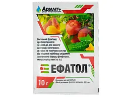 Фунгіцид АДІАНТ+ Ефатол 10г (виноград, кісточкові, овочеві і технічні культури) (Виноград, газон, соняшник)