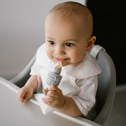 Німблер для годування з двома насадками "Діно" BabyOno Сірий - мініатюра 9