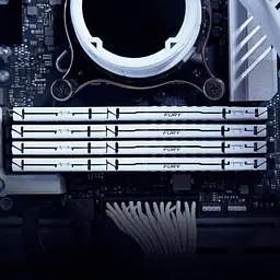 Модуль пам'яті для комп'ютера DDR5 32GB 6000 MHz Beast EXPO White Kingston Fury (ex.HyperX) (KF560C36BWE-32) - мініатюра 5