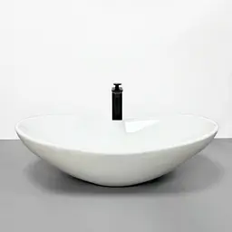 Умивальник VBI Turin white накладний VBI-011500, Білий - мініатюра 2
