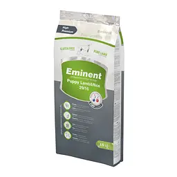 Сухий корм Eminent Puppy Lamb & Rice безглютеновий для цуценят, вагітних і собак, що годують всіх порід, 15 кг (5017)