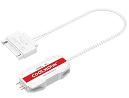 Контролер Coolmoon SK1 WHITE ARGB 3PIN to SATA з пультом (SK1 WHITE) - мініатюра 3