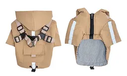 Світловідбивний дощовик для собак Derby R57 Khaki XL - мініатюра 6