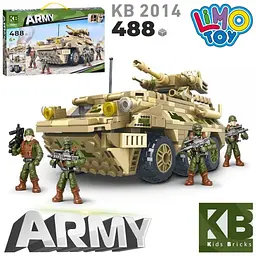 Конструктор KB 2014 LimoToy "Військова техніка" фігурки 424дет в коробці (6903317564538) - мініатюра 2