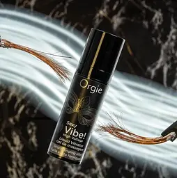 Збуджуючий гель рідкий вібратор, 15 мл Orgie Sexy Vibe! High Voltage - мініатюра 3