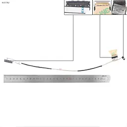 Шлейф матриці для HP EliteBook 850 855 750 755 G5 ZBook 15U G5, (eDP 30pin, 6017B0896201, PS1715 Touch)