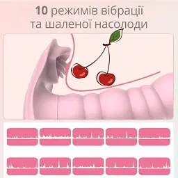 Вібратор 3 в 1 I'MCUM Caterpillar Fantasy Рожевий (IM-KCD226) - мініатюра 6