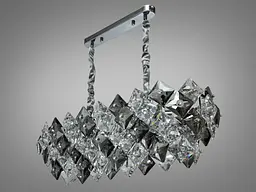 Підвісна кришталева люстра Diasha 21001/800x300CH