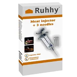 Кулінарний інжектор для маринаду Ruhhy 23055 (50 мл) з 3 голками - мініатюра 5