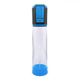 Вакуумна помпа Men Powerup Passion Enlargement system Blue автоматична перезаряджувана 5 режимів