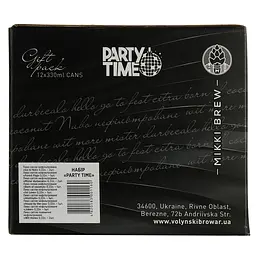 Набір пива Mikki Brew Party Time 4.9-8.5% 3.96 л (12 шт. x 0.33 л) - мініатюра 9