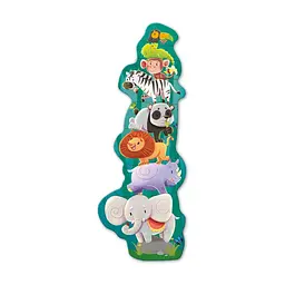 Дитяча магнітна гра "Друзі з джунглів" DoDo Toys 200256, 8 елементів - мініатюра 3
