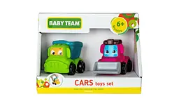 Набір іграшок Baby Team Машинки з самоскидом 2 шт. (8603_набір з самоскидом) - мініатюра 2