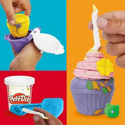 Набір для творчості Play-Doh Вежа капкейків з масою для ліплення (G0529) - мініатюра 5