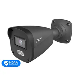 IP-відеокамера 2Mp TVT TD-9421S4L-C(D/PE/AW1) Black f=2.8mm, ІЧ+LED-підсвічування, з мікрофоном (77-00495)