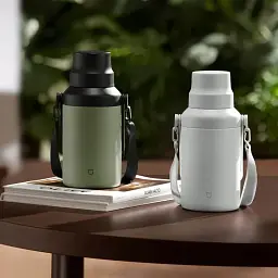 Термос MiJia Big Belly Thermos Cup 1L MJDDB01PL White - мініатюра 2