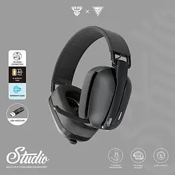 Ігрові навушники Fantech WHG03 Studio 3 Modes Wired BTV5.3 400mAh 2.4GHz Black (35447_3346267) - мініатюра 10