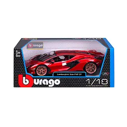 Автомодель Bburago Lamborghini Sian FKP 37 червоний (18-11046R) - мініатюра 8