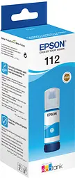 Чорнило Epson 112, Cyan, для L15150/L15160, 70 мл (C13T06C24A)