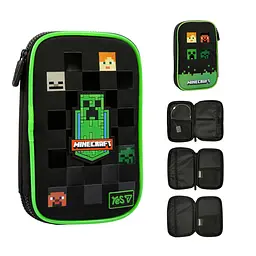 Пенал шкільний Yes з LED  Minecraft Reality PH-35