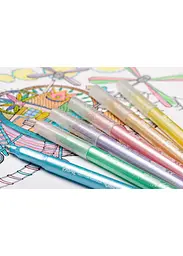 Фломастери 6 кол. COLORINO Pastel Glitter (82565PTR) - мініатюра 2