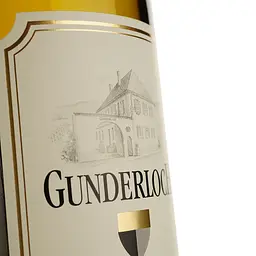 Вино Gunderloch Riesling Villa Gunderloch QbA, біле, сухе, 0,75 л - мініатюра 3