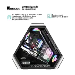 Корпус для ПК JONSBO TR03-G Silver (TR03-G Silver) - мініатюра 5
