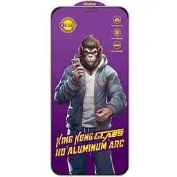 Захисне скло 5D Anti-static Purple (тех.пак) для Apple iPhone 11 Pro Max / XS Max (6.5) Чорний