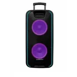Акустична система Goldteller GT-6067 валіза з караоке 1800 mAh 120W Black (3_00449) - мініатюра 2