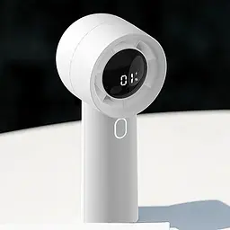 Портативний вентилятор Xiaomi Miwaing Handheld Fan LED (HX130) White - мініатюра 2