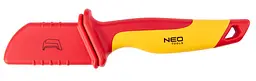 Neo Tools Ніж монтерський, діелектричний, для робіт під напругою 1000В, вигнуте лезо, 180мм - мініатюра 5