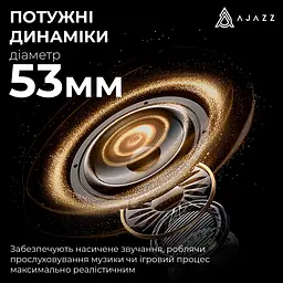 Bluetooth-гарнітура Ajazz AHM08 MAX 3-Mode Сірий (AHM08-MAX-GW) - мініатюра 9