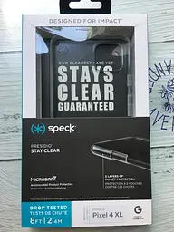 Чохол протиударний прозорий з антимікробним покриттям Speck Presidio Stay Clear для Google Pixel 4 XL (6.3") - мініатюра 9