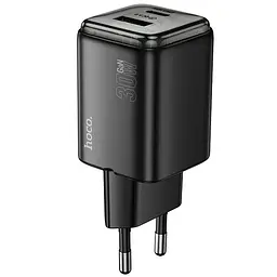 МЗП Hoco N53 Monsoon PD30W+QC3.0 (1USB-A/1C) Black - мініатюра 2