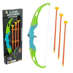 Ігровий набір для стрільби з лука Archer sports set з 3 стрілами-присосками (810)
