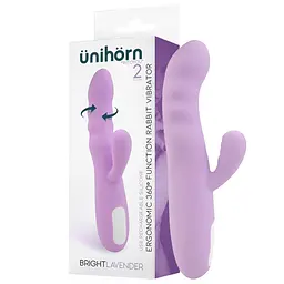 Вібратор-кролик Unihorn Bright Lavender, 20 см (фіолетовий) - мініатюра 4