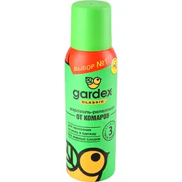 Аерозоль-репеллент від комарів Gardex Classic 100 мл - мініатюра 2
