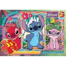 Дитячий пазл "Stitch" G-Toys SC604 постер 35 елементів