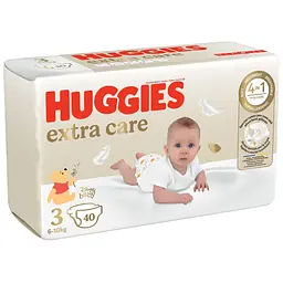 Набір підгузків Huggies Extra Care Jumbo 3 (6-10 кг), 120 шт. - мініатюра 2