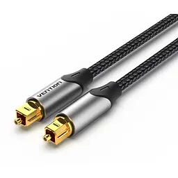 Кабель мультимедійний Optical Toslink 1.0m gray Vention (BAVHF)