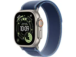 Смарт-годинник Apple Watch Ultra 3 GPS + Cellular 49mm Natural Tit. Case w. Blue/Bright Blue Trail Loop - S/M (MEWR4)