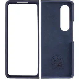 Чохол Foldables Silicone Cover Lakshmi (AAA) для Samsung Galaxy Z Fold4 Темно-синій / Midnight blue - мініатюра 3