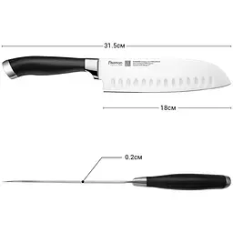 Ніж Fissman Elegance сантоку 18 см (2470) - мініатюра 3