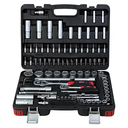 Набір насадок торцевих і біт Ultra 1/4", 1/2" 94 шт CrV Taiwan (6003142) - мініатюра 2