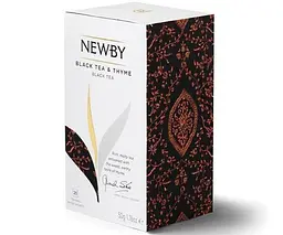 Чай чорний Newby з чебрецем в пакетиках 25 шт (311260) - мініатюра 2