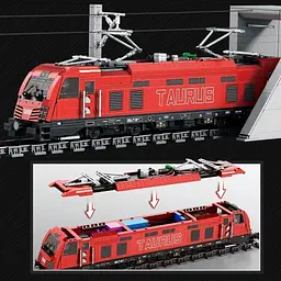 Конструктор Reobrix Пасажирський електровоз Taurus (66020) [160778] - мініатюра 2