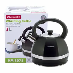 Чайник зі свистком Kamille KM-1078 3 л - мініатюра 7